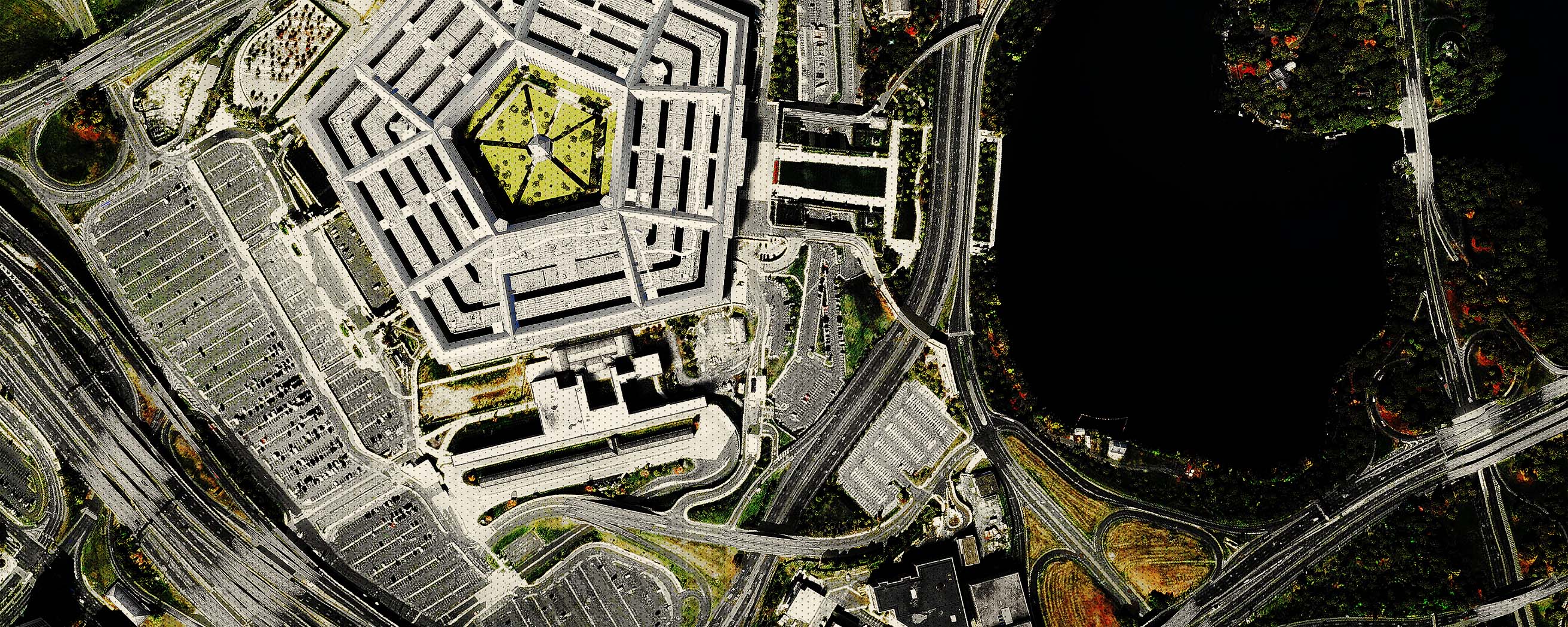 Pentagon building from above