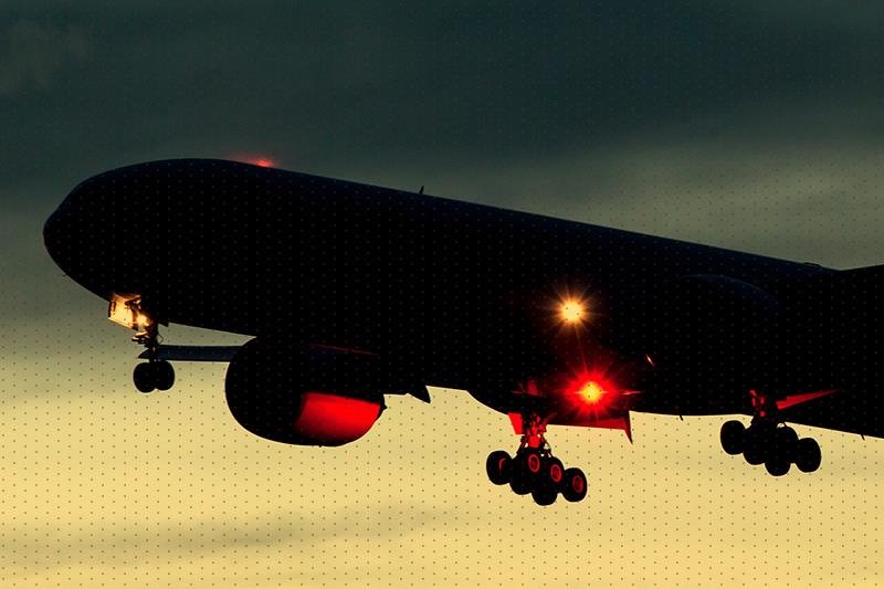 Airplane taking off